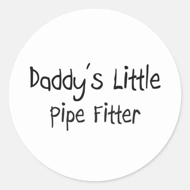 Adesivo Pai Little Pipe Fitter (Frente)