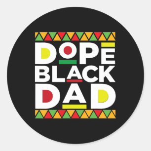 Adesivo Pai Negro Afro-Americano Dia de os pais J