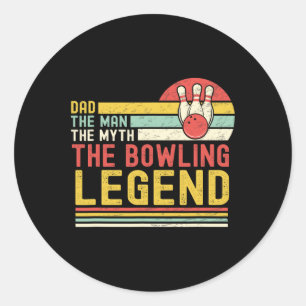 Adesivo Pai O Homem O Mito A Legenda Da Boliche Vintage Bo