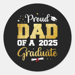 Adesivo Pai Orgulhoso Da Graduação Do Pai 2025 2025