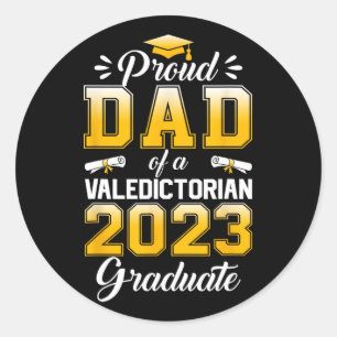 Adesivo Pai Orgulhoso de 2023 da Classe 20 da Valedoria