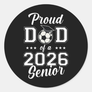 Adesivo Pai Orgulhoso de Aluno Veterano de Futebol de 2026