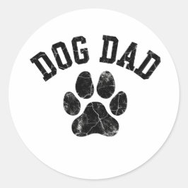 Adesivo Pai Orgulhoso de Cachorro Amante de Cachorro Engra