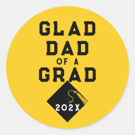 Adesivo Pai Orgulhoso de Formatura