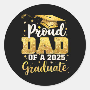 Adesivo Pai Orgulhoso De Graduação De Pais 2025 F