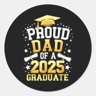 Adesivo Pai Orgulhoso De Graduação De Pais 2025 F
