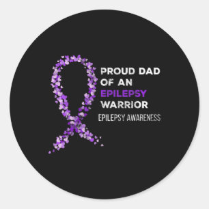 Adesivo Pai Orgulhoso De Um Guerreiro Contra a Epilepsia C
