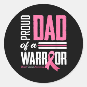Adesivo Pai Orgulhoso De Uma Filha De Guerreiro Cancer De