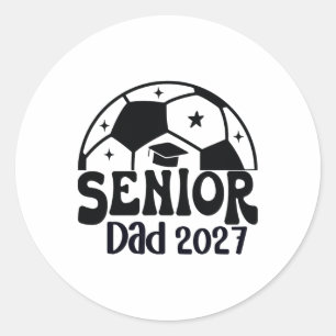 Adesivo Pai Orgulhoso de Veterano Futebol Clube de 2027 Gr