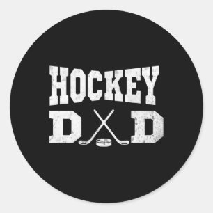 Adesivo Pai - Pai Engraçado de Hockey