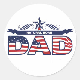 Adesivo Pai, Pai, Um Pai Natural De Nascer