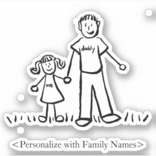 Adesivo Pai Personalizado E Autocolantes De Pai