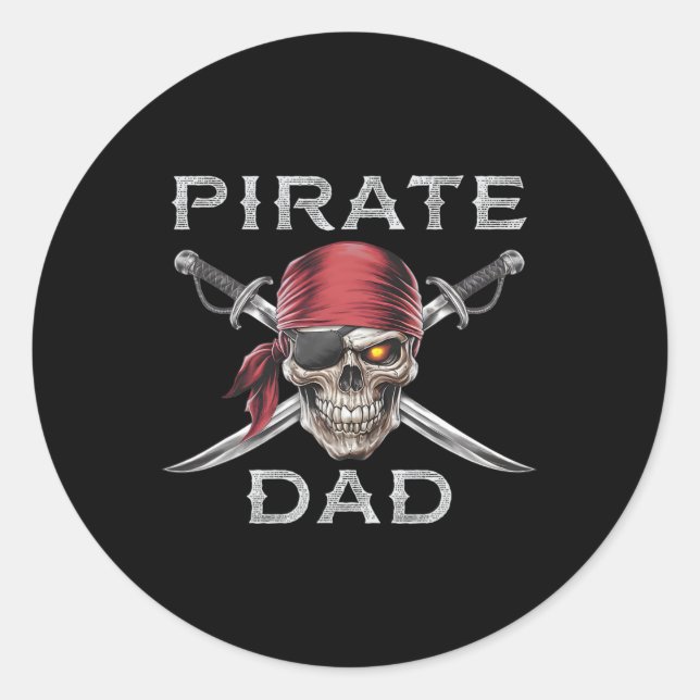 Adesivo Pai Pirata Mens (Frente)