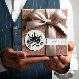 Adesivo Pai Rei do meu Dia de os pais de vida