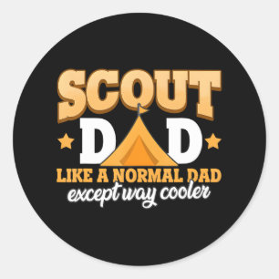 Adesivo Pai Scout Como Um Pai Normal Exceto Muito Mais Fre