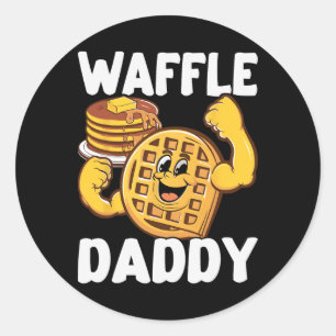 Adesivo Pai Waffle Comida Pais Sussuros de Waffle Pais D