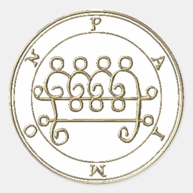 Adesivo Paimon 2 Goétia (Frente)