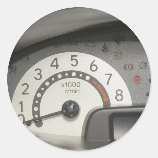 Adesivo Painel de controle do carro (Frente)