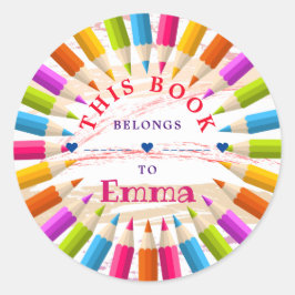 Adesivo Painel de Lápis Personalizados de Tendência Colori