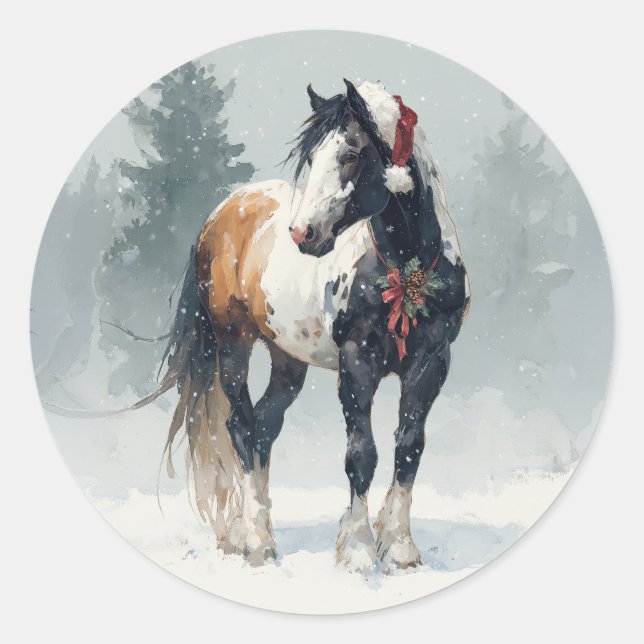 Adesivo  Paint Horse Christmas Sticker (Frente)