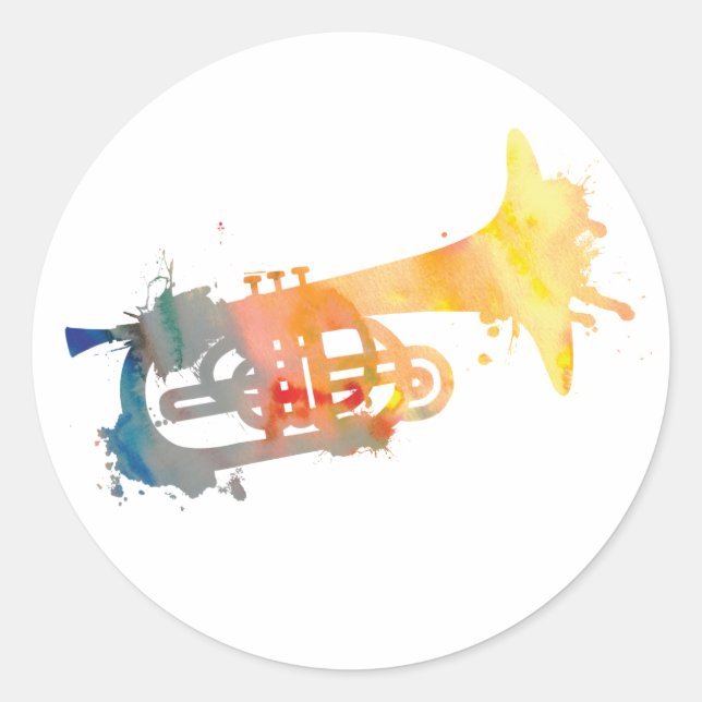 Adesivo Paint Splat Mellophone (Frente)