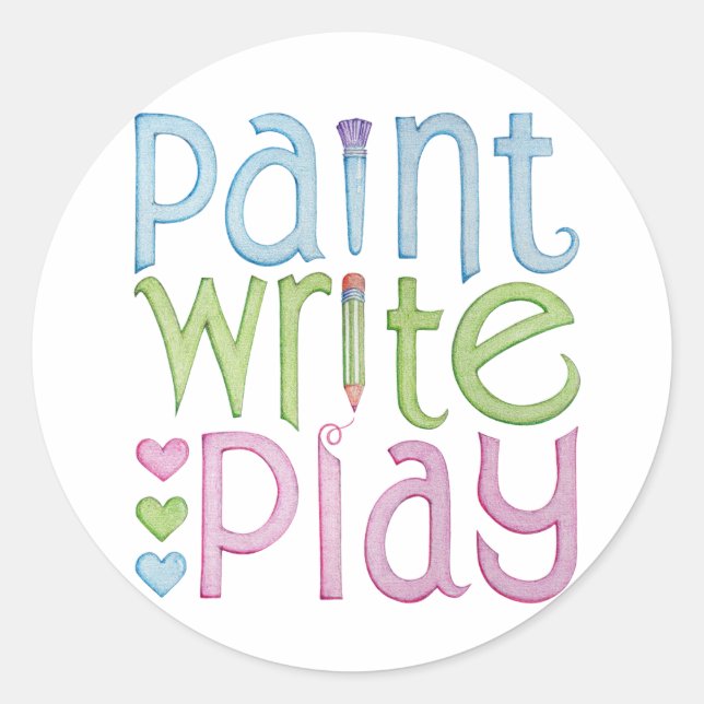Adesivo Paint Write Play Sticker (Frente)