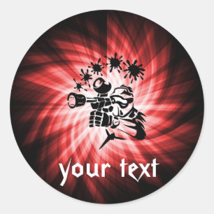 Adesivo Paintball Vermelho