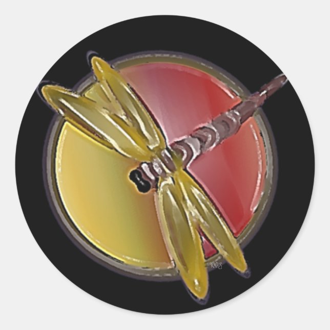 Adesivo Paintbrushing Dragonfly (Frente)