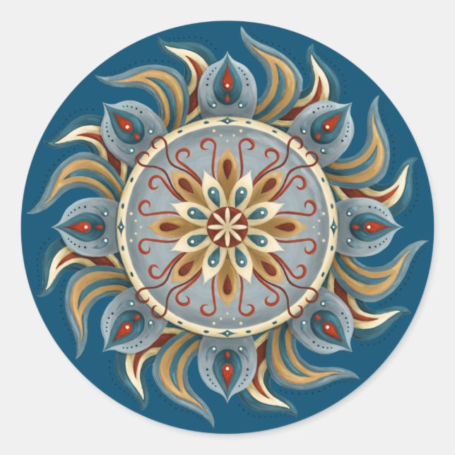 Adesivo Painterly Mandala (Frente)