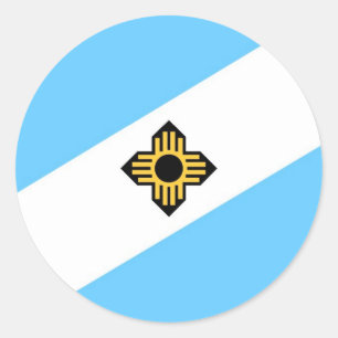 Adesivo País da América do Estado da bandeira de Madison