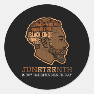 Adesivo Pais do Rei Negro Dia da Independência Melanina