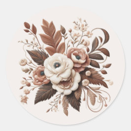 Adesivo País Elegante Moderno Ocidental- Floral