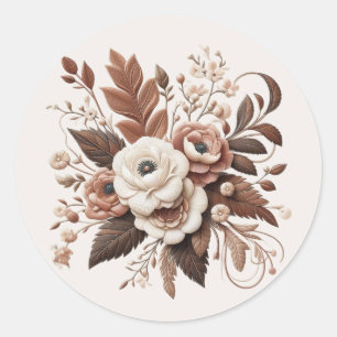 Adesivo País Elegante Moderno Ocidental- Floral