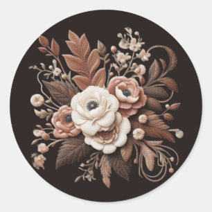 Adesivo País Elegante Moderno Ocidental- Floral