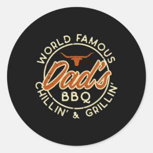 Adesivo Pais famosos Grillin Barbecue Dia de os pais Papa