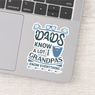 Adesivo Pais Sabem Muito, Avós Sabem Tudo