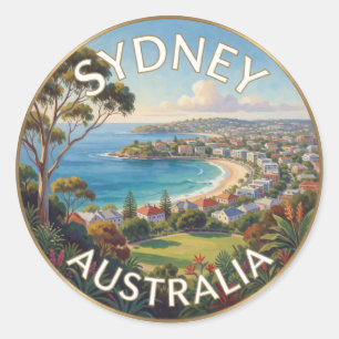 Adesivo Paisagem Costeira da Cidade de Sydney Austrália
