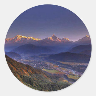 Adesivo Paisagem da vista: HIMALAYA POKHARA NEPAL