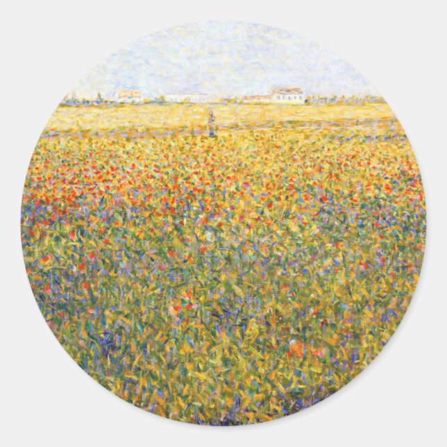 Adesivo Paisagem de Georges Seurat (Frente)