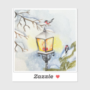 Adesivo Paisagem de inverno de Natal