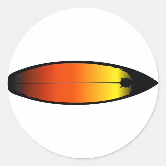 Adesivo Paisagem de surfboard (Frente)