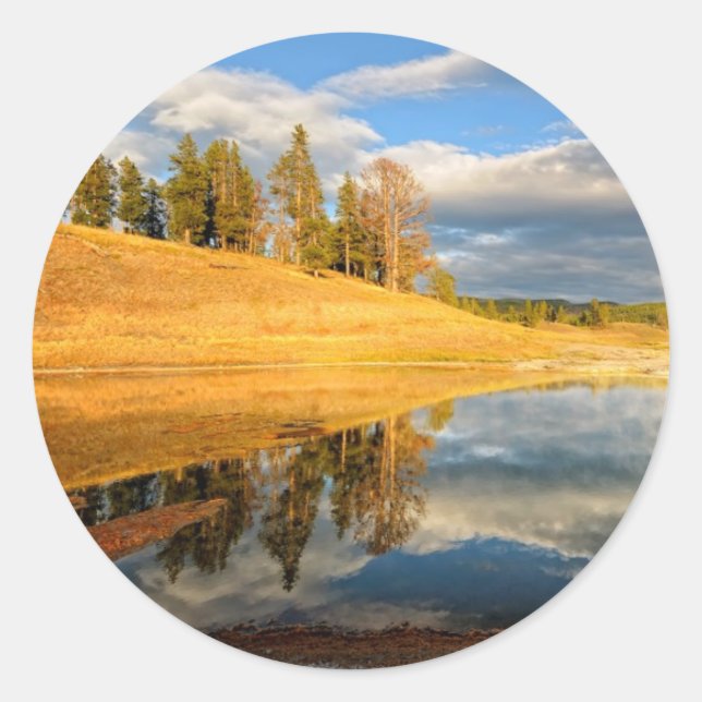 Adesivo Paisagem de Yellowstone (Frente)