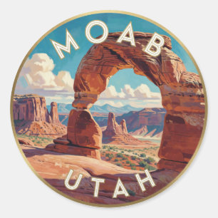 Adesivo Paisagem do Deserto Canyon Moab Utah