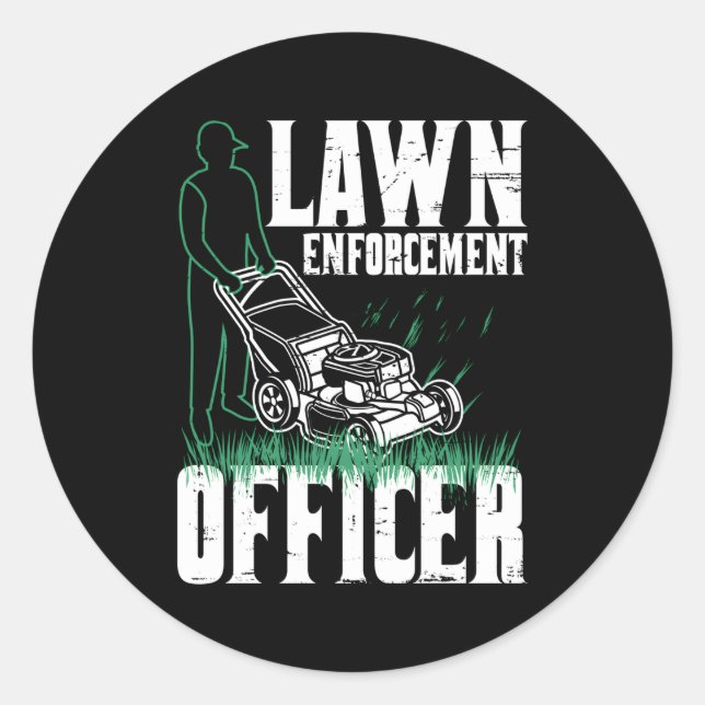 Adesivo Paisagem do jardineiro do trabalhador de remate de (Frente)