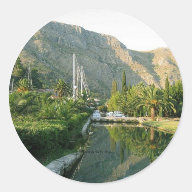 Adesivo Paisagem Dubrovnik Croácia (Frente)