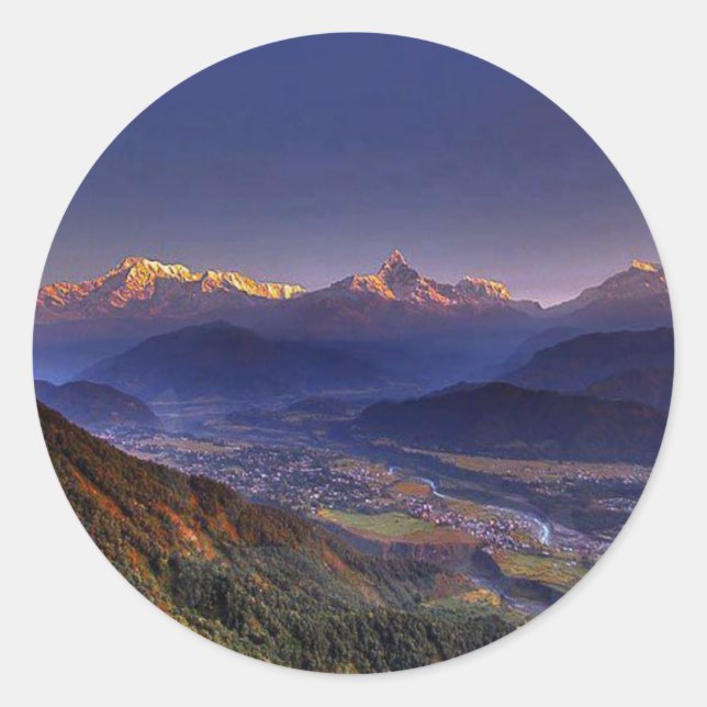 Adesivo Paisagem: HIMALAYA POKHARA NEPAL (Frente)