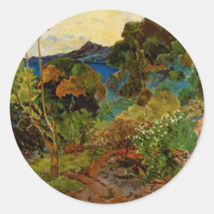 Adesivo Paisagem Martinica de Paul Gauguin (1887)