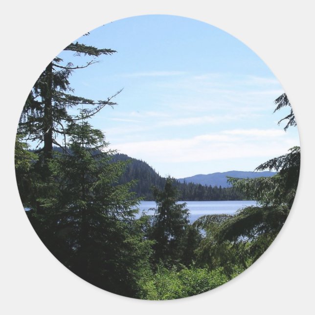 Adesivo Paisagem no Alaska Belo Alaska Fotografia (Frente)