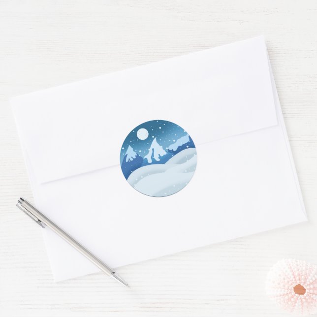 Adesivo Paisagem Pacífica Congelada (Envelope)