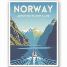 Paisagem Retroativa do Fjord da Noruega viagens vi